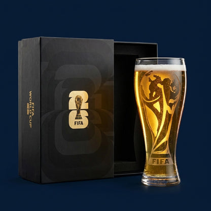 Matte-black gold-stamped gift box
