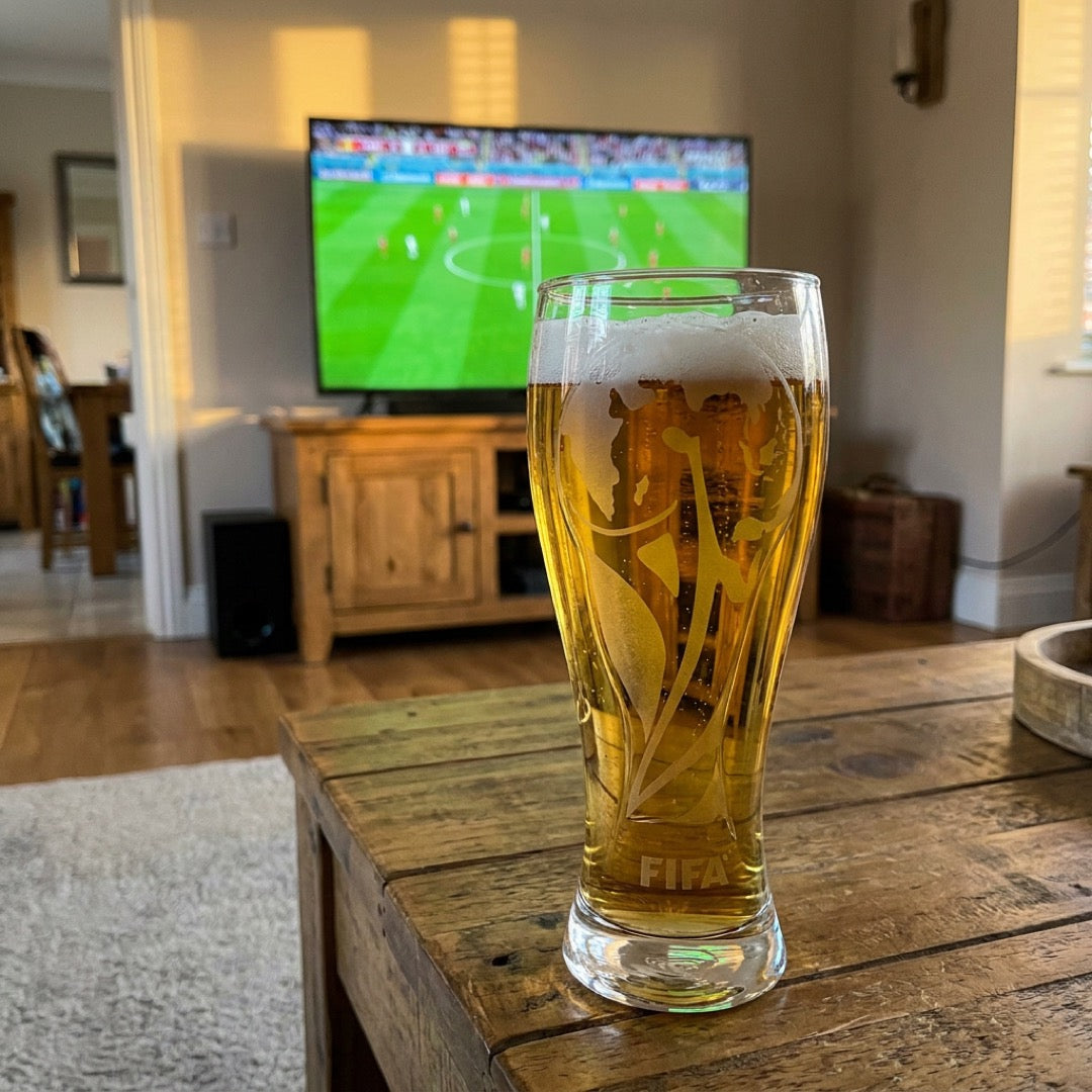 Get Futsal World Cup trophy glass in action