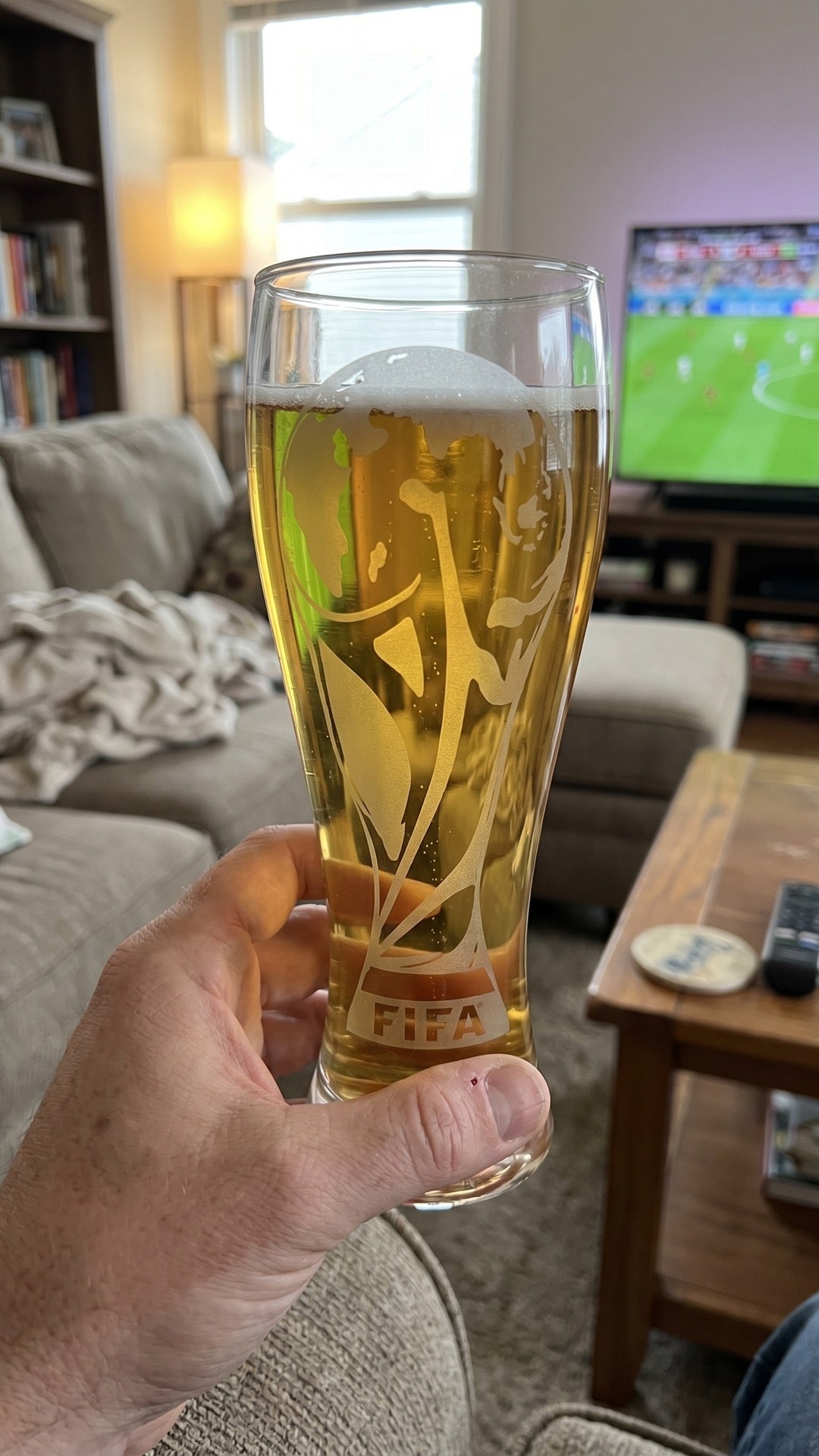 Get Futsal World Cup trophy glass in action